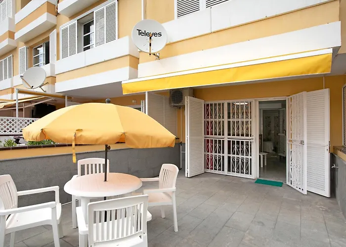 公寓 Tenerife Sur Cristianos 美洲海滩